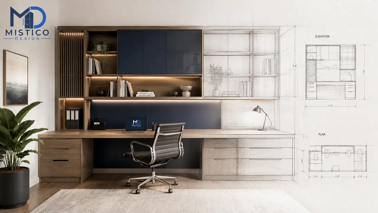 Custom furniture design and manufacturing documentation