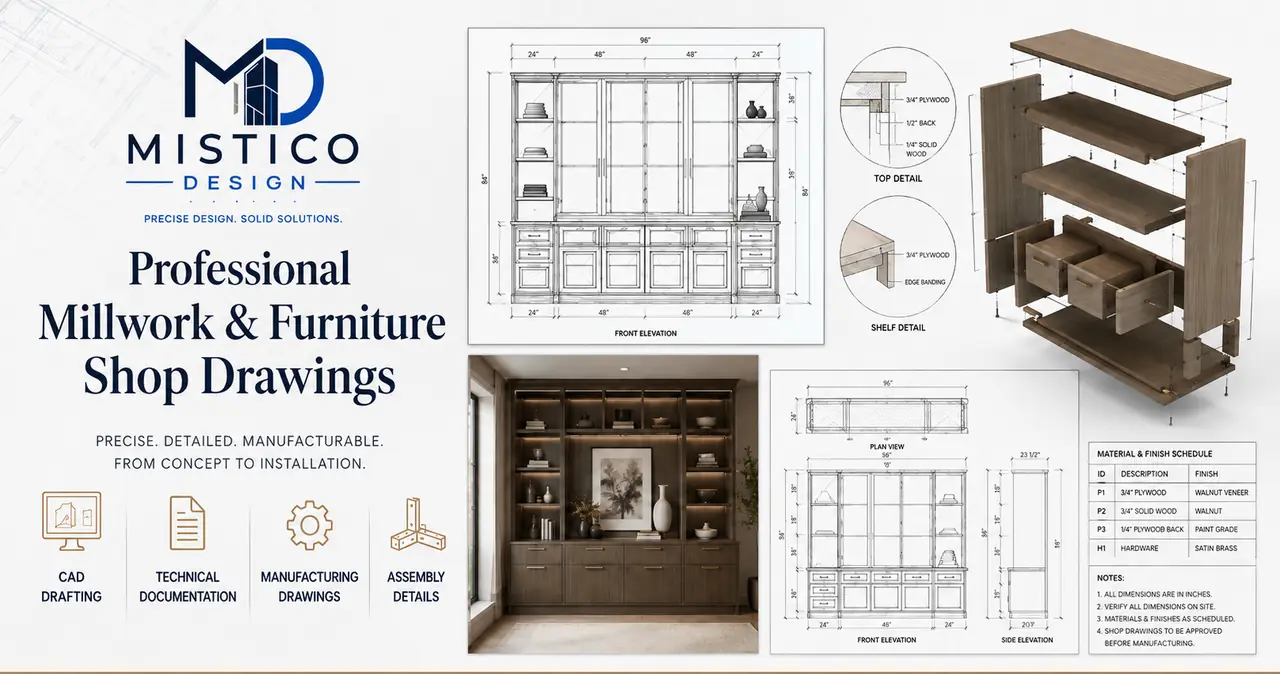 MISTICO DESIGN™ workspace and material palette