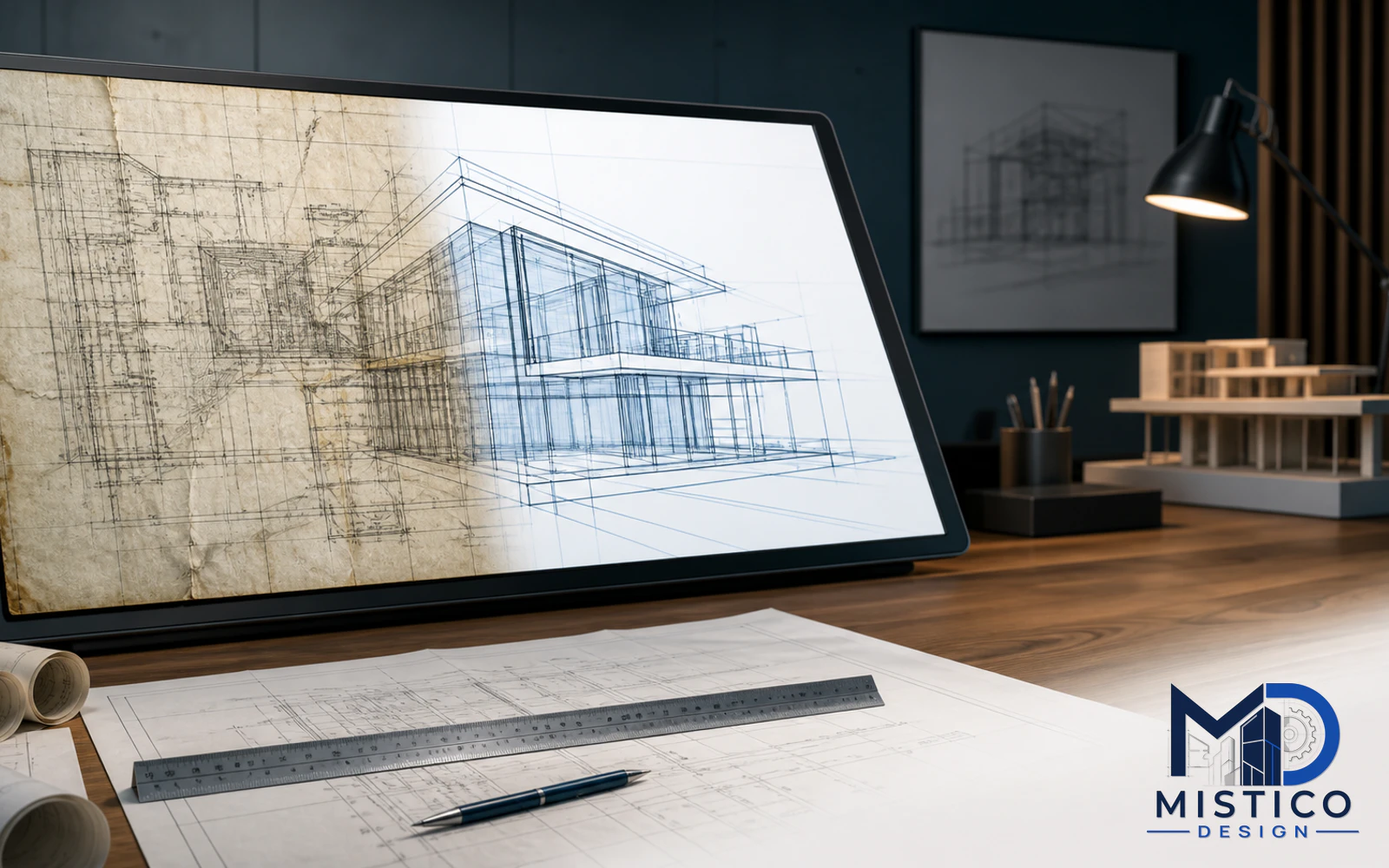 PDF to DWG conversion workflow shown with CAD and technical drawing documents